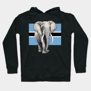 Elephant Flag of Botswana Hoodie